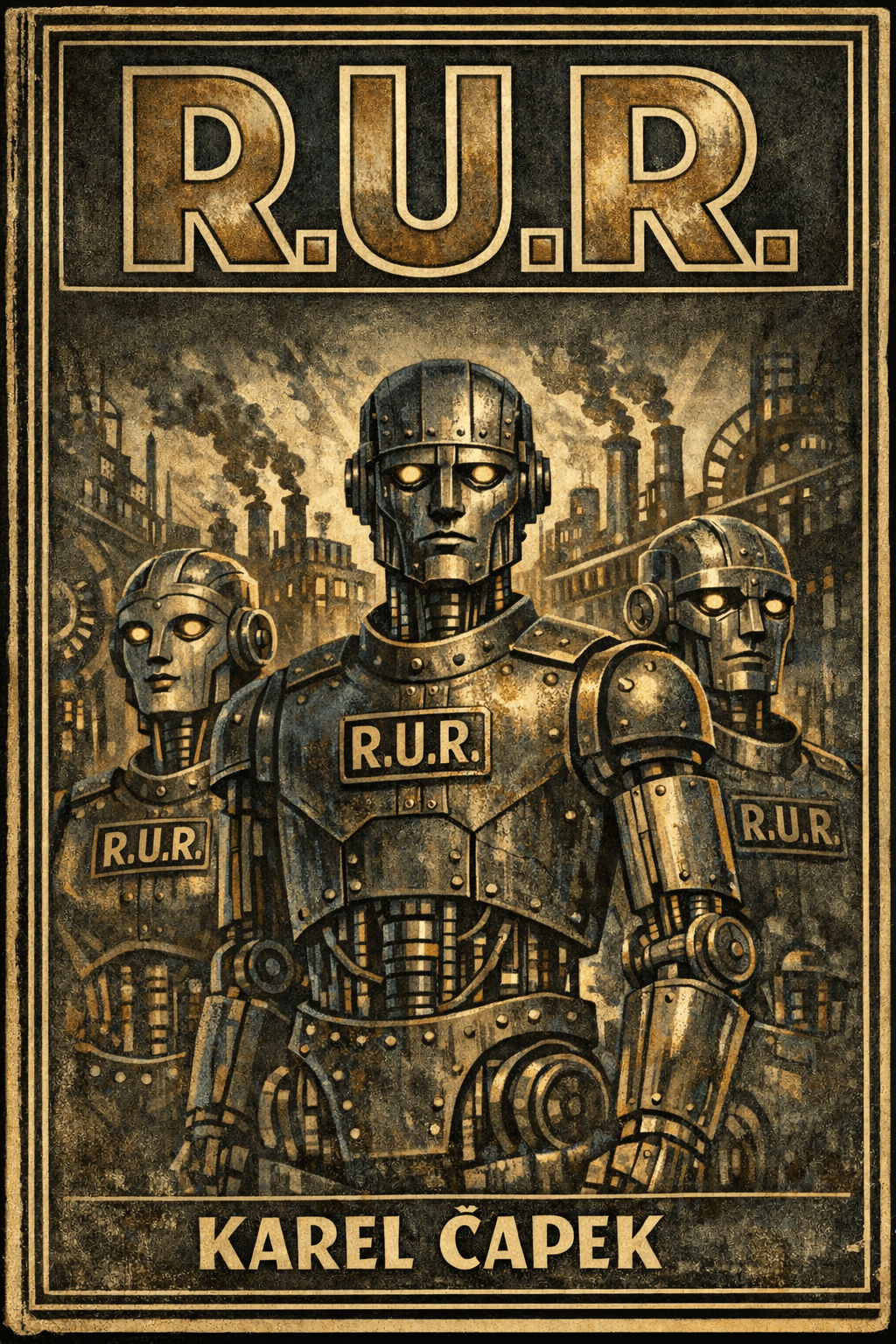 Obálka audioknihy R.U.R. — Karel Čapek