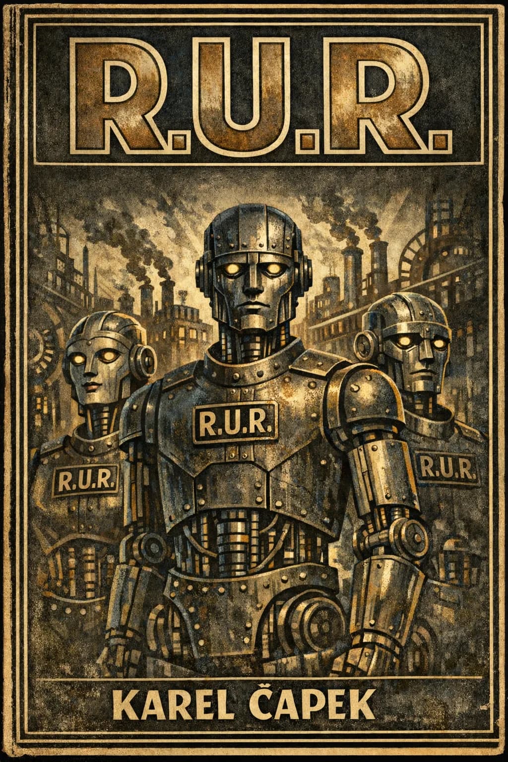 Obálka audioknihy R.U.R. — Karel Čapek